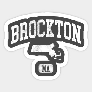 Brockton Massachusetts vintage Sticker